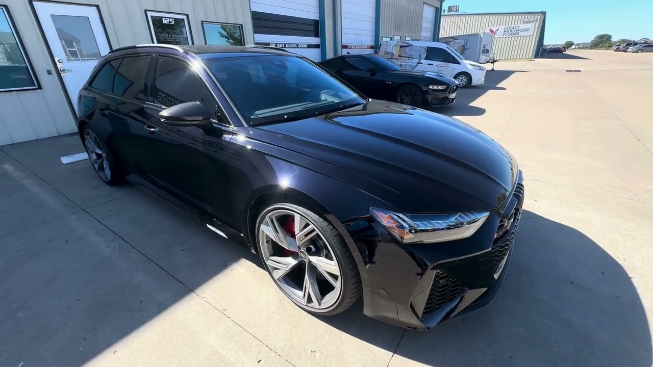Tulsa Auto Wraps | White Glove Auto | Audi RS6 AVANT | XPEL Ultimate PPF | Walk-around.