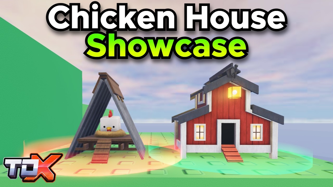 TDX Chicken House Showcase (Stats + Gameplay) - Tower Defense X Roblox