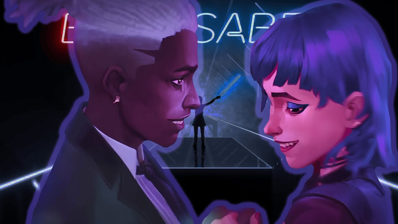 Beat Saber "Ma Meilleure Ennemie " song Arcane