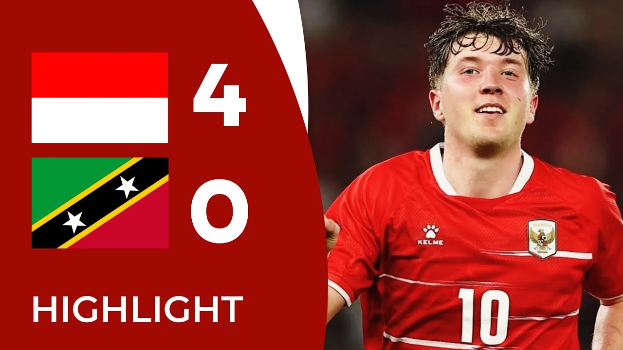 FULL HIGHLIGHTS (5-0) INDONESIA VS SAINT KITTS & NEVIS !! FIFA SERIES 2026 ALL GOALS (SIMULASI)