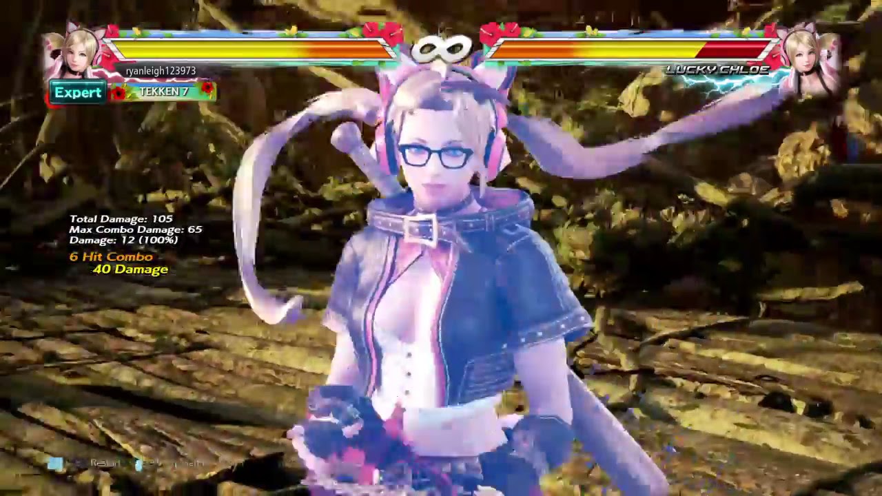 TEKKEN&trade;7 lucky chloe SECRET RAGE ART ?!- 3 diffrent rage arts ???