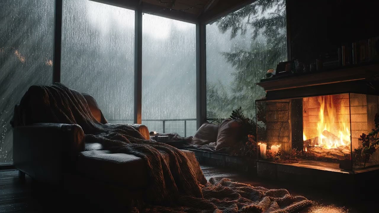 Fire In The Rain | Let The Rain Wash Your Stress Away