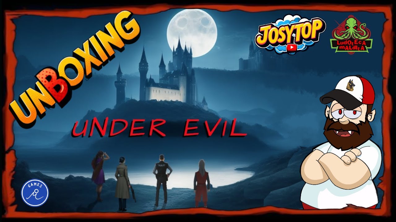 Abriendo UNDER EVIL - Unboxing - Colaboración con @ludotecamaldita