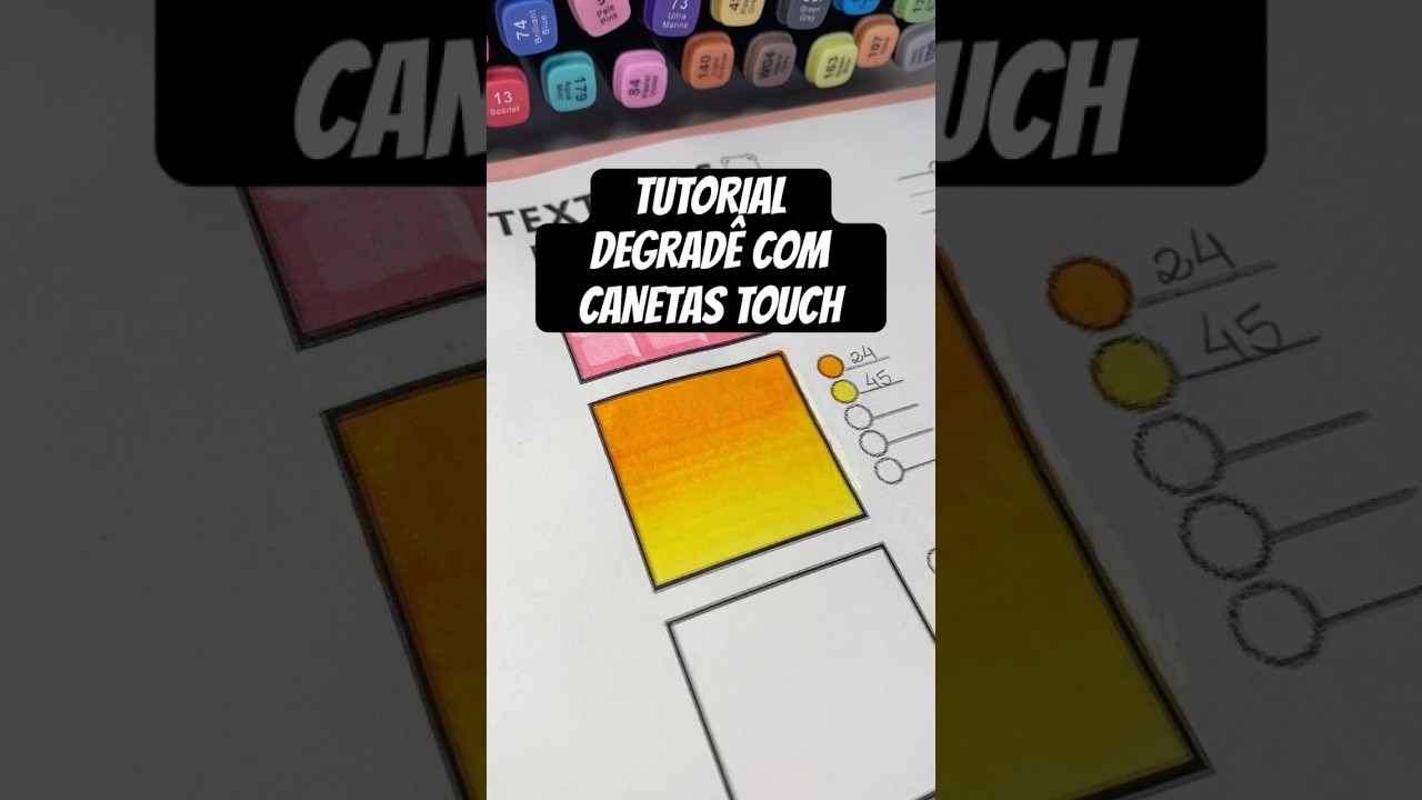 Degrad&ecirc; com canetas Touch #coloring #colorindobobbiegoods #marcadores #canetinhas #art #bobbiegoods