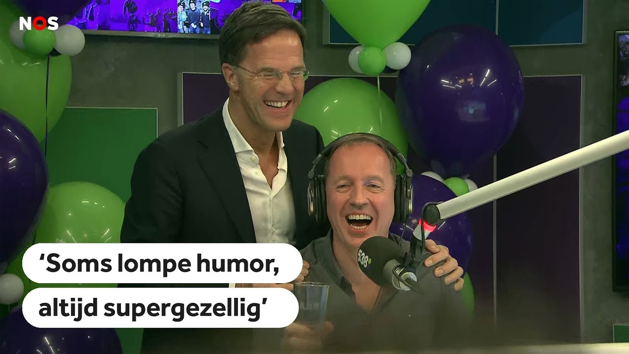 RADIO: Rutte bij afscheid Edwin Evers