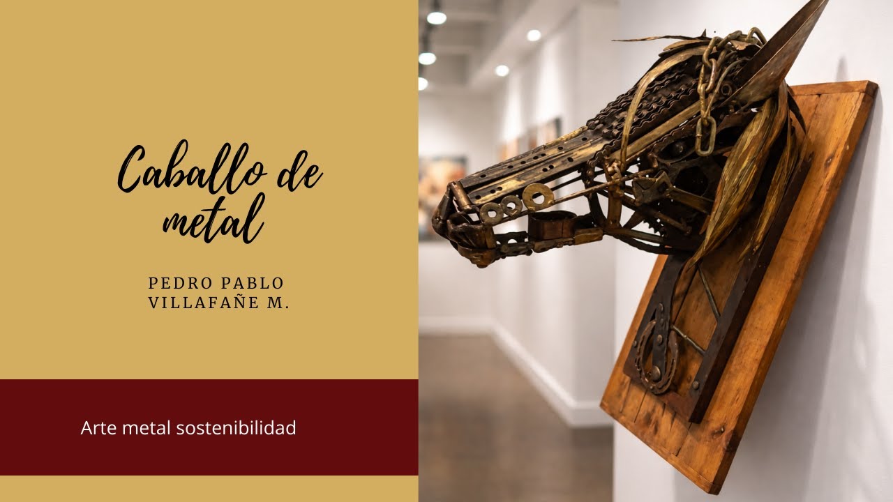 Escultura de Caballo en Metal sin Uso | Arte Contemporáneo Reciclado