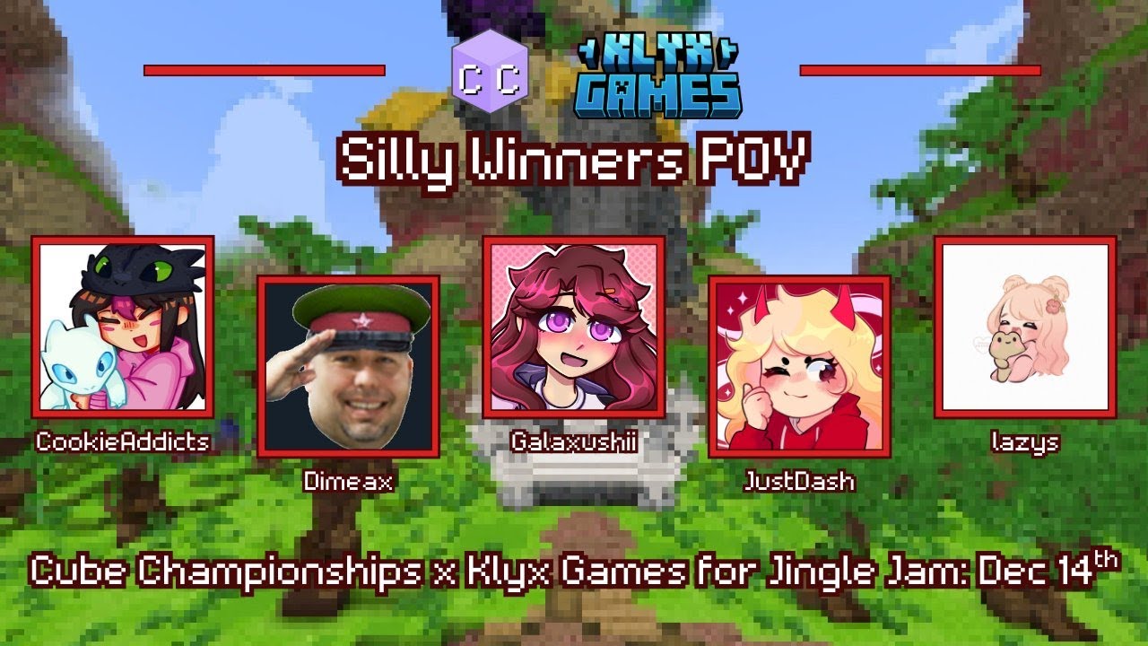 Cube Championships X Klyx Games Charity Event - Red Team POV | Galaxushii FULL VOD
