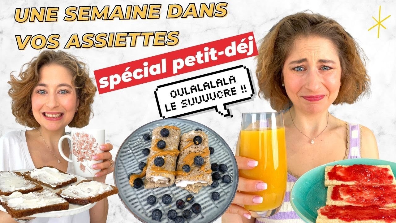 Une SEMAINE dans VOS assiettes de PETIT-DÉJEUNER 🥣 (healthy?) | Avis + conseils de nutritionniste 🍉