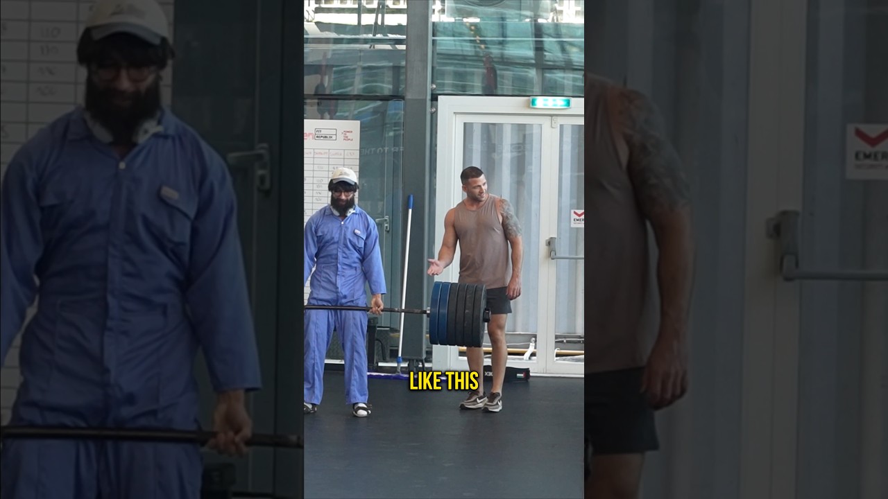 ELITE Powerlifter ANATOLY Pretends to be CLEANER in GYM 