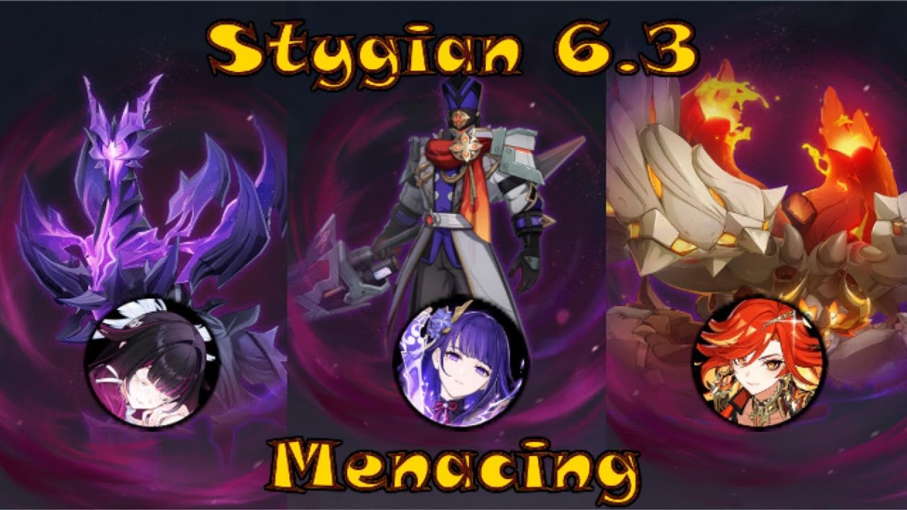 Stygian 6.3 – Menacing Clear | Columbina, Raiden, Mavuika