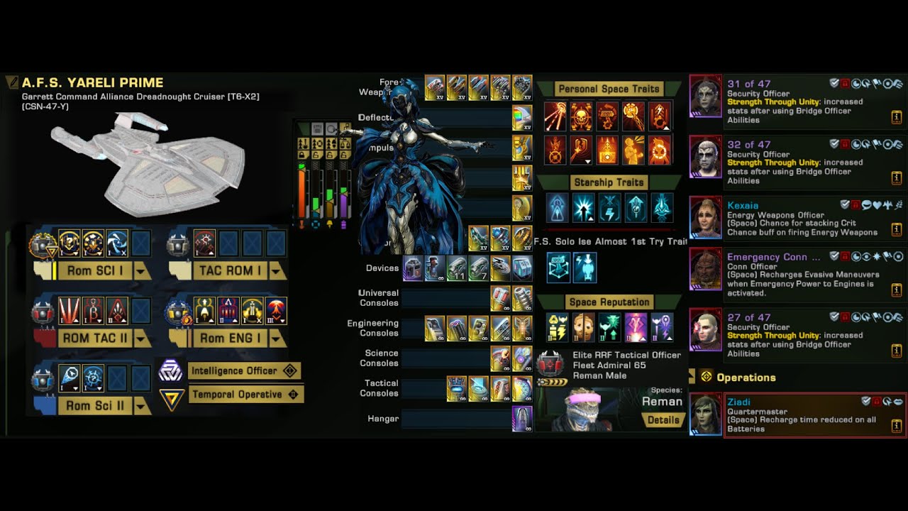 StarTrek Online [SR]Solo Ise Garret Krait Build 2m DPS