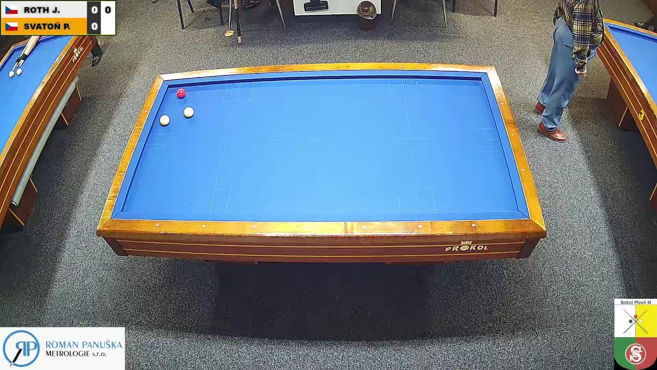 Czech league | Balkline 52/1 | D2 | 11th round | Josef Roth v Pavel Svatoň