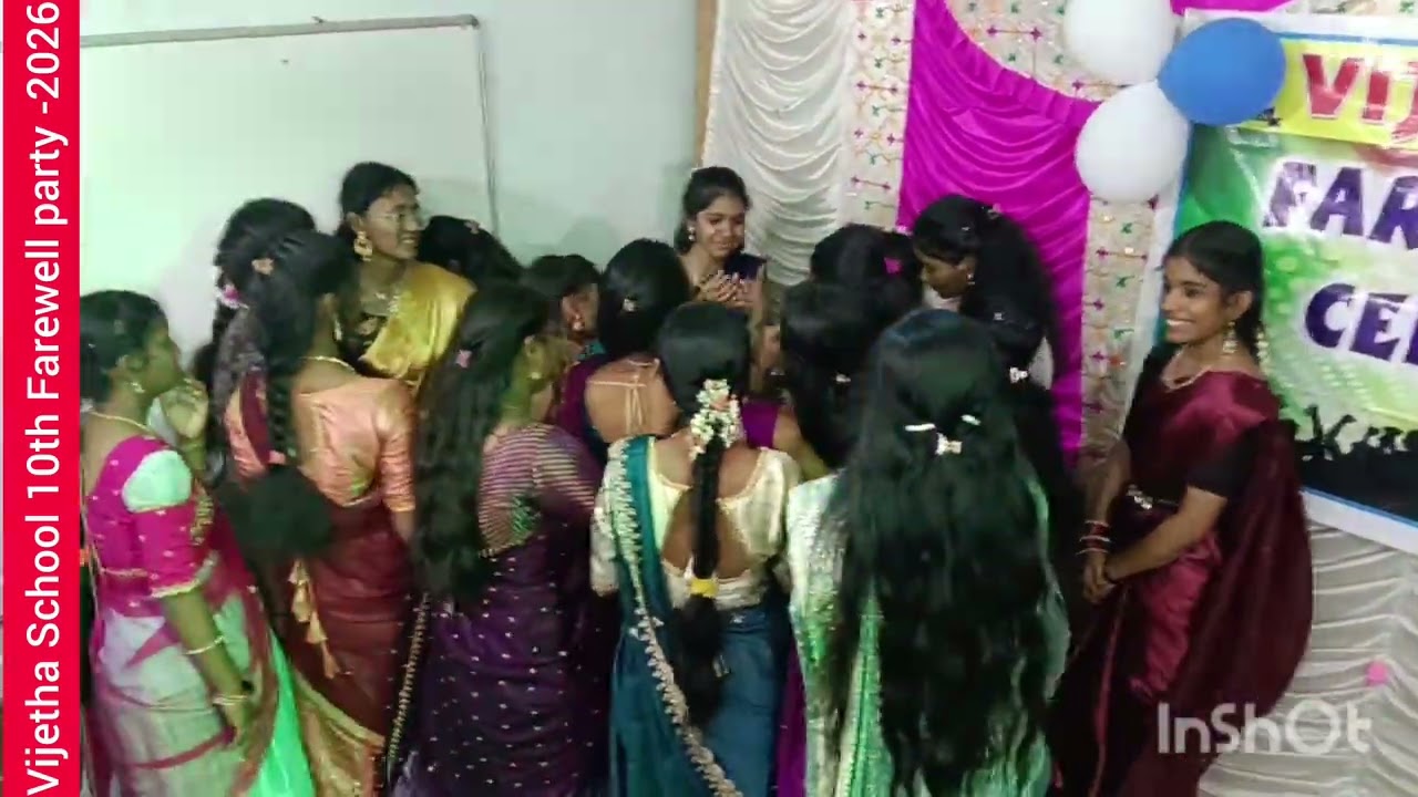 Vijetha School 10th students Farewell party -2026