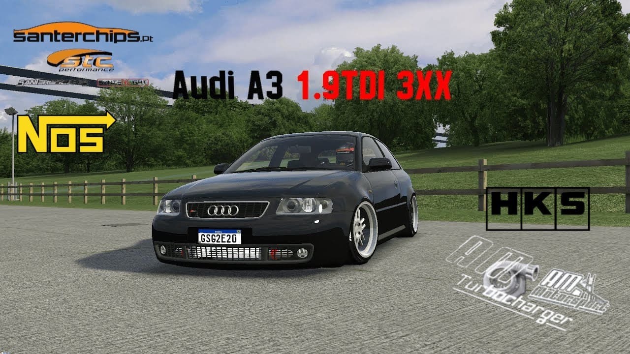 #lfs Live for Speed - Audi A3 1.9TDI PD130 3XX + Nitro