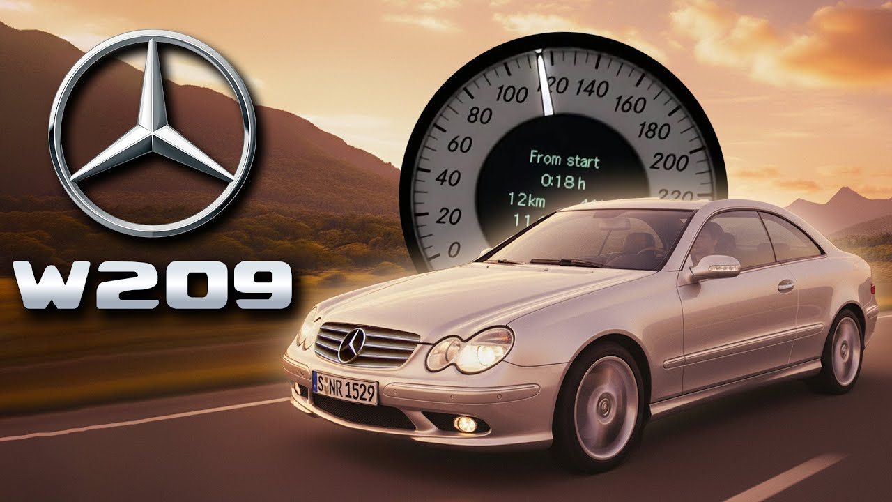 Mercedes W209 CLK-Class Acceleration Battle | From 1.8 to 6.2 V8