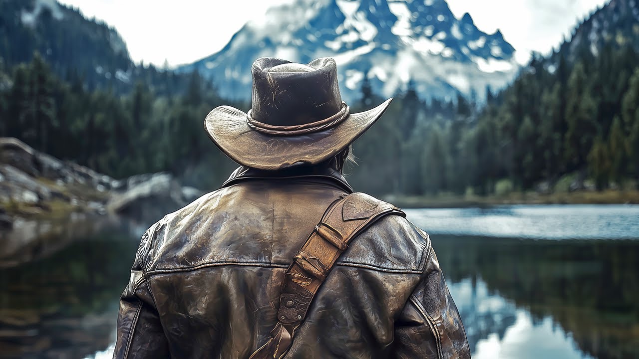 Mountain Lake &bull; Western Ambient Music &bull; Relaxing Wild West Slide Guitar