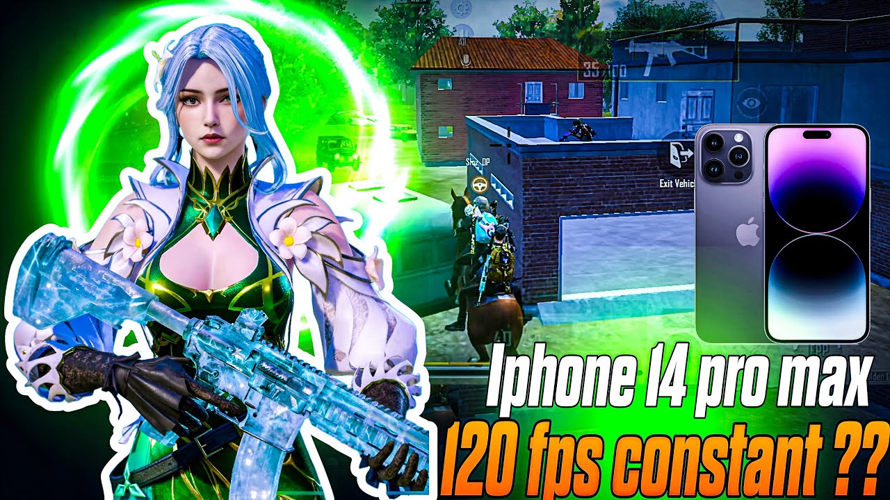 Best Iphone 14 Pro Max pubg/bgmi test gameplay in 2025 🔥| Smooth+120fps Graphics 😍|