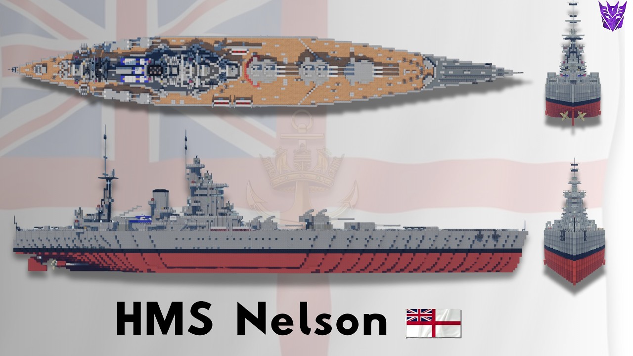 HMS Nelson Minecraft animation 