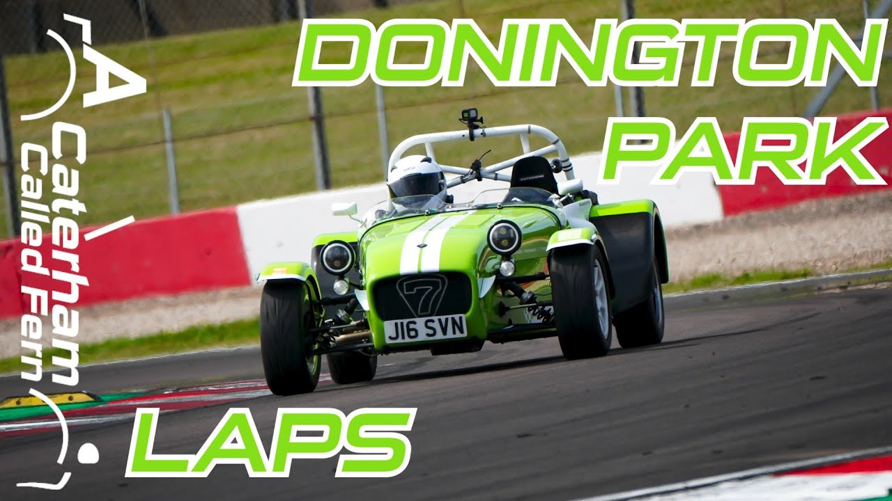 Donington Park National Laps With Timmy The Stig In A Caterham 7