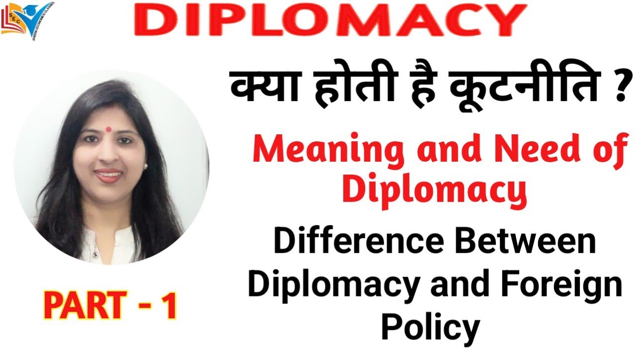 Meaning of Diplomacy | Definitions | Difference Between Diplomacy and Foreign Policy | Part-1/9