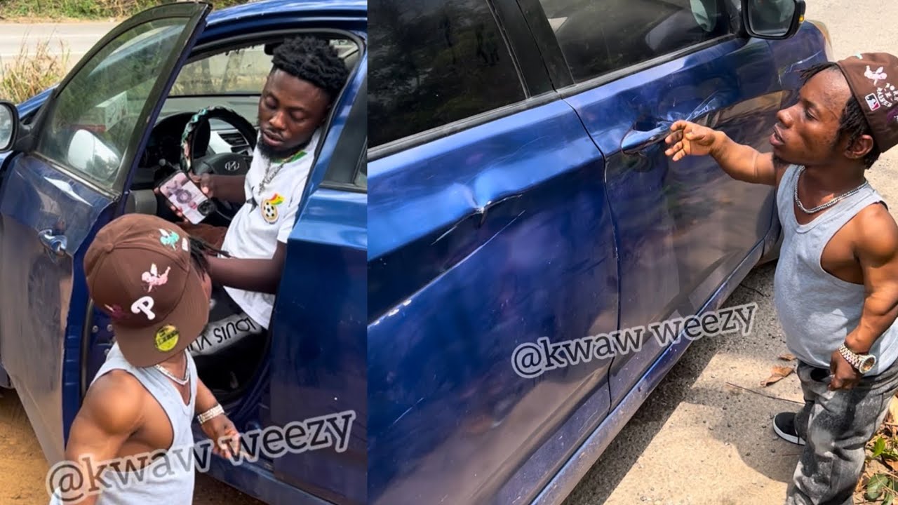 Finally KWAW WEEZY MAAFIA SMALL PIN HIS CAR,this maafia craŹy,sorry to Small pin😂😂😂