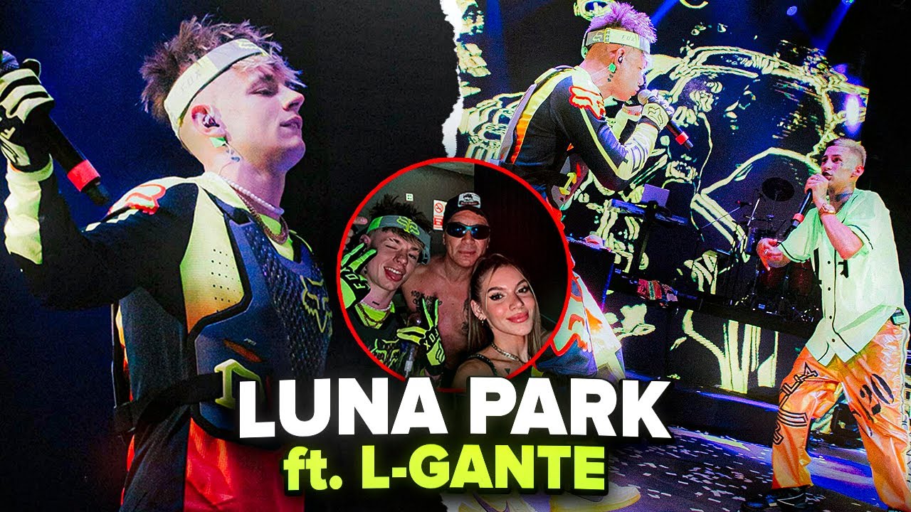 MI PRIMERA VEZ TOCANDO EN EL LUNA PARK ft. L-Gante, La Joaqui, Pablo Lescano y Frijo | Vlog