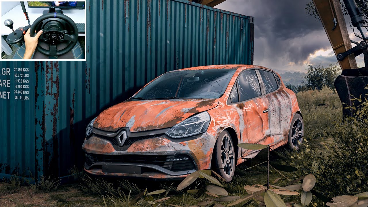 Rebuilding Renault Clio RS 200 EDC - Forza Horizon 5 | Thrustmaster T300RS + TH8A Shifter Gameplay