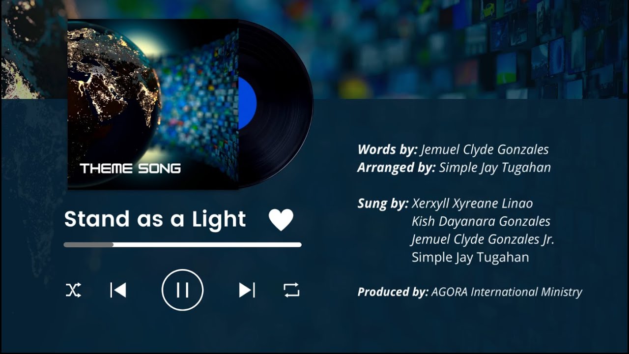 AGORA - Stand as a Light (5th AMiCUS Congress Theme Song) Minus one