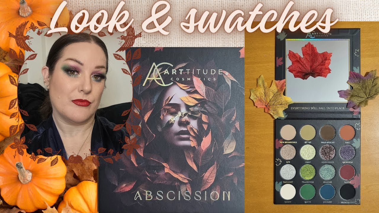 NEW Arttitude Cosmetics Abscission palette! Look and swatches!