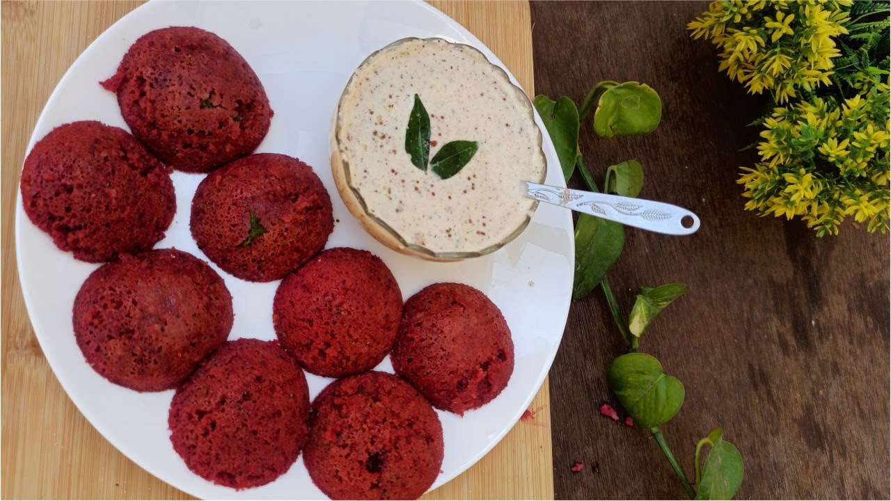 Beetroot idli Recipe | Healthy Idli Recipe | Instant Beetroot Idli Recipe