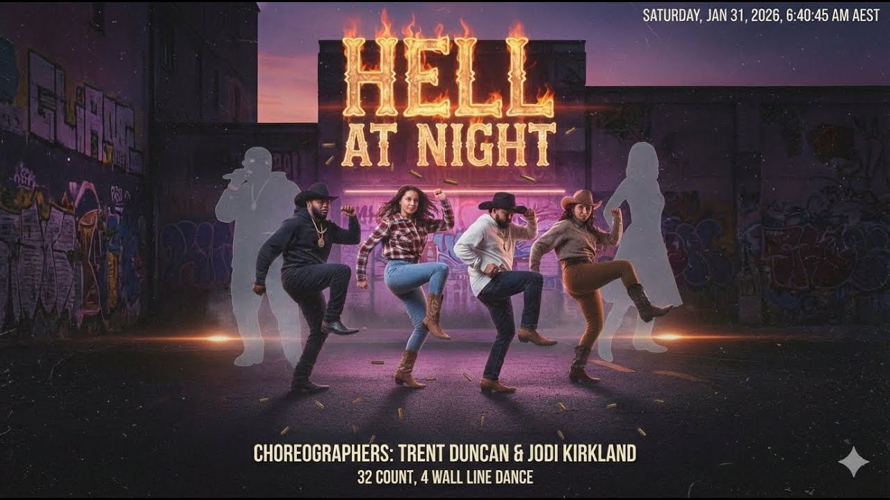 Hell At Night @bigxthaplug feat. @ellalangleymusic the Line Dance - TUTORIAL