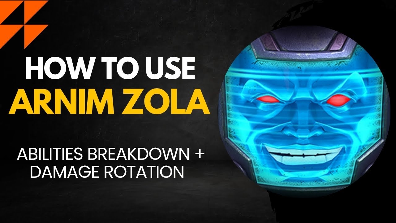How to use Arnim Zola effectively |Abilities breakdown + Damage Rotation| - mcoc