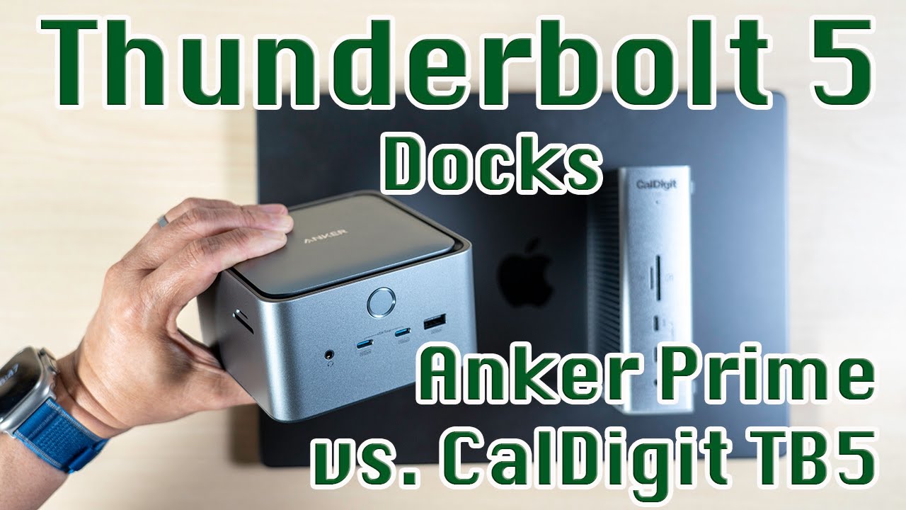 Док-станция Anker Prime Thunderbolt 5 14-в-1 против CalDigit TS5