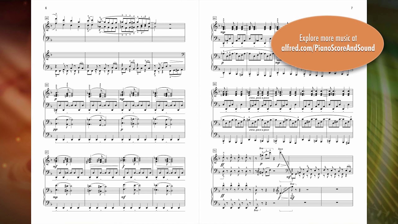 Keep Up (2p, 4h), by Zach Garcia - Score & Sound, Piano