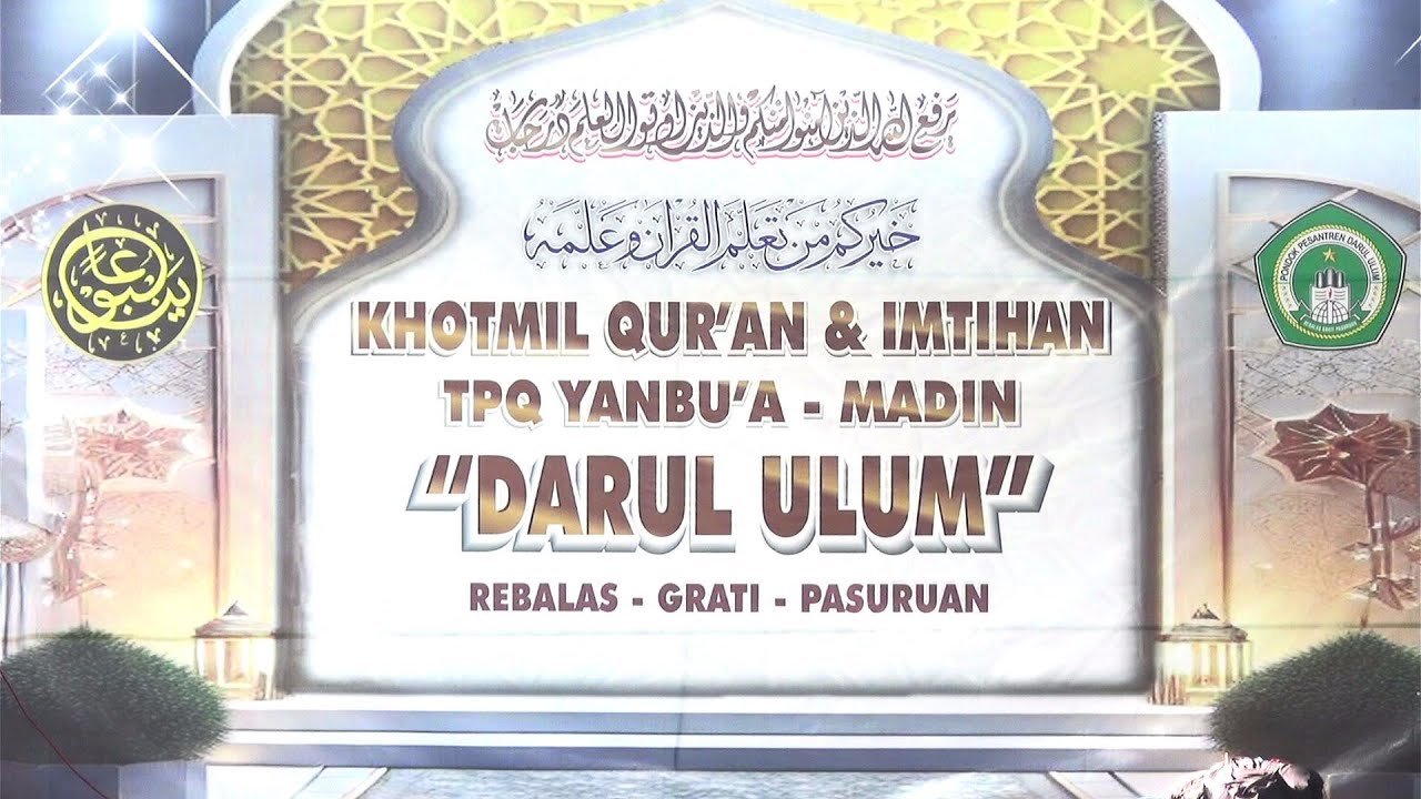 Live || KHOTAMAN & IMTIHAN TPQ YANBU'A - MADIN 