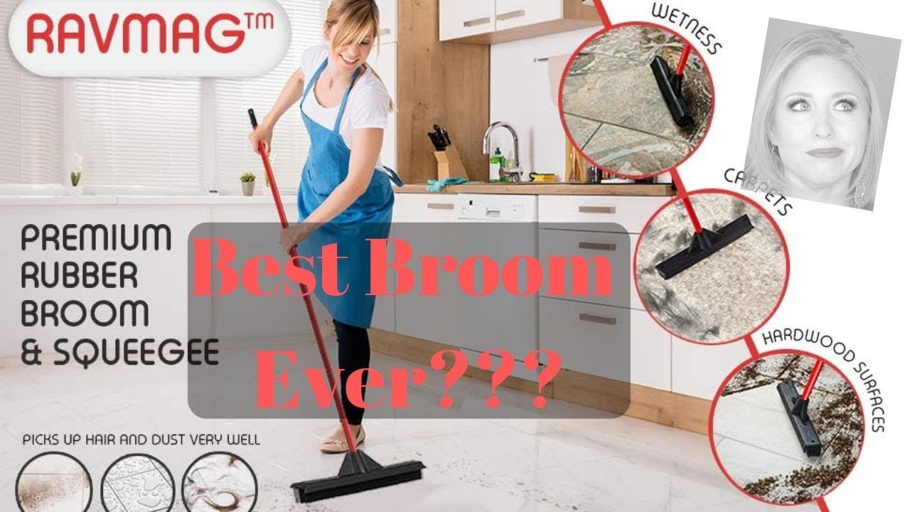 RAVMAG RUBBER BROOM | THE MAGIC BROOM | BEST BROOM FOR PET HAIR