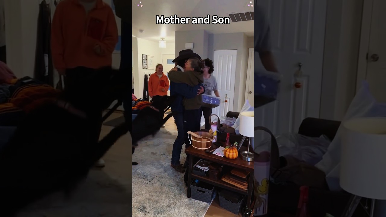 The Moment a Mom Finally Sees Her Son Again😭💕