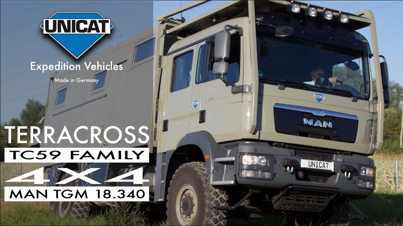 UNICAT Expedition Vehicle Terracross TC59 Family MAN TGM 18.340 4x4 CC