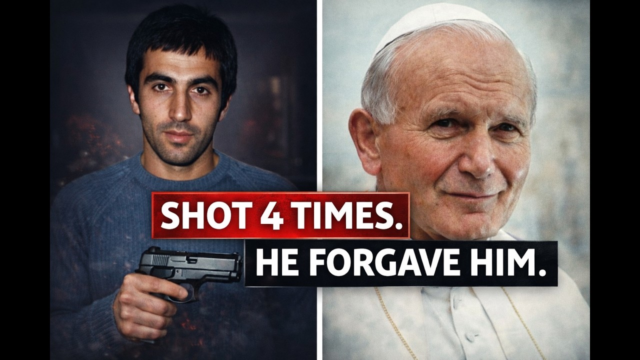 He Forgave The Man Who Shot Him | True Story #darkhistory  #popejohnpaulii