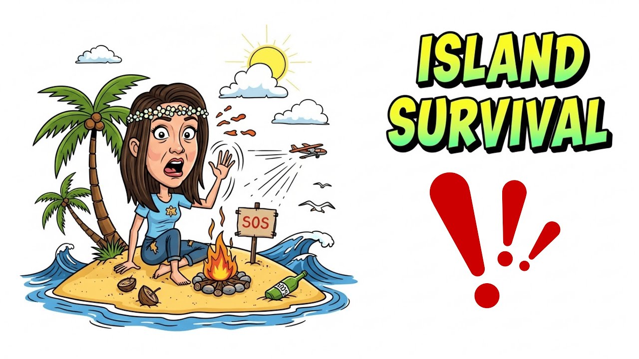 Animated Survival Reimagined: How You’d Survive Being Stranded on a Deserted Island