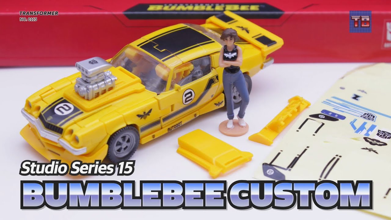 Transformer Studio Series SS-15 BUMBLEBEE + Charlie Watson CUSTOM PACK! Video Review!