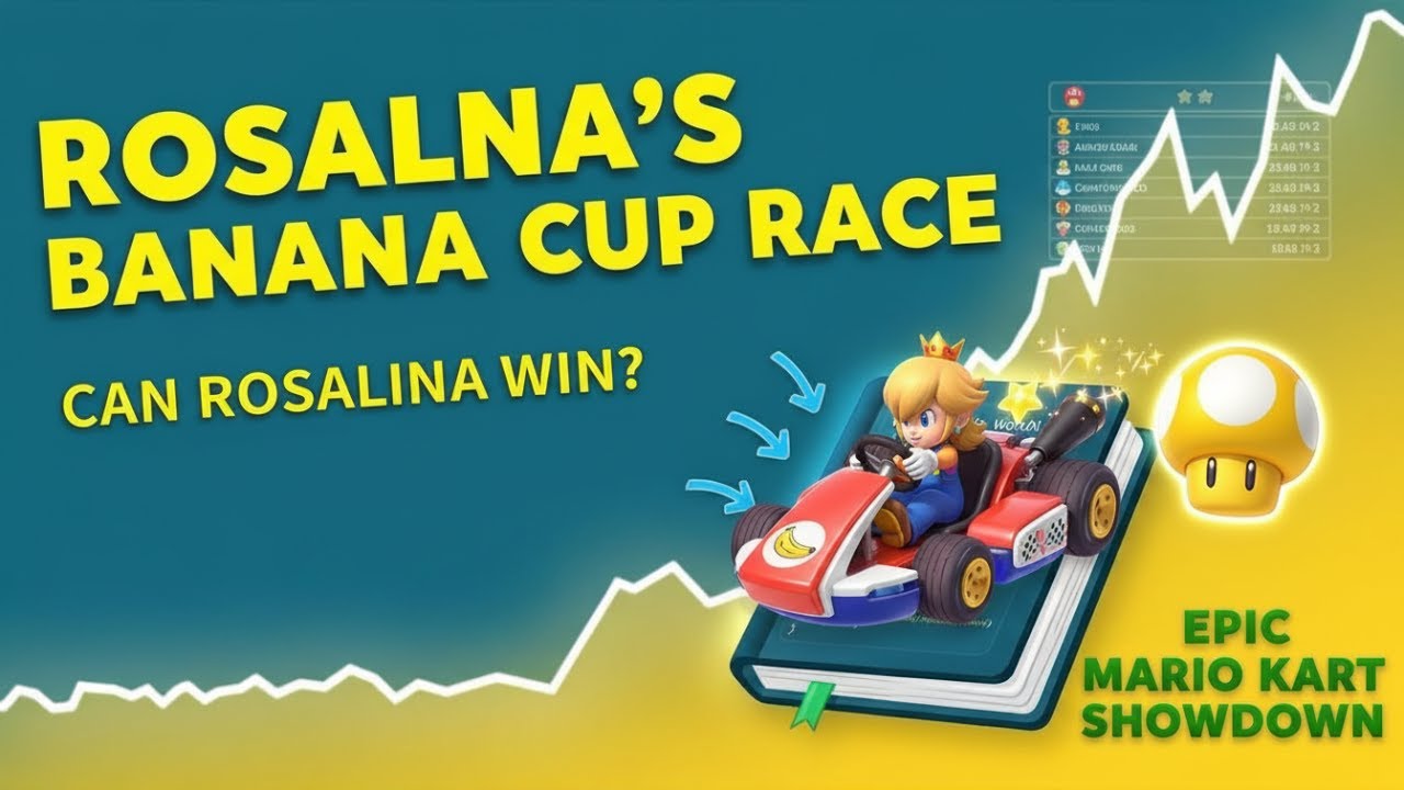 Mario Kart 8 Deluxe | Rosalina Takes on the Banana Cup! 🍌🏎️