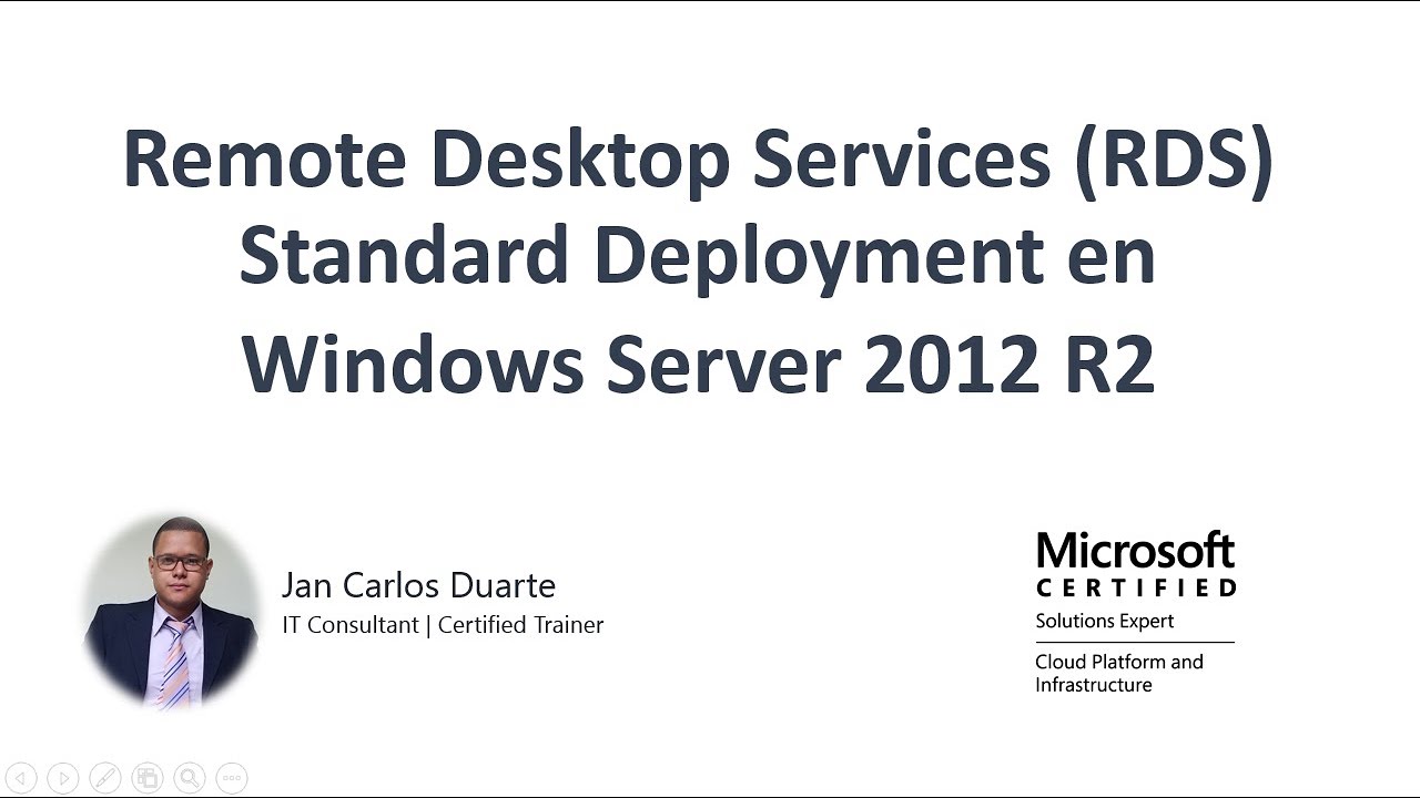 Remote Desktop Services (RDS) Windows Server 2012 R2  - Standard Deployment
