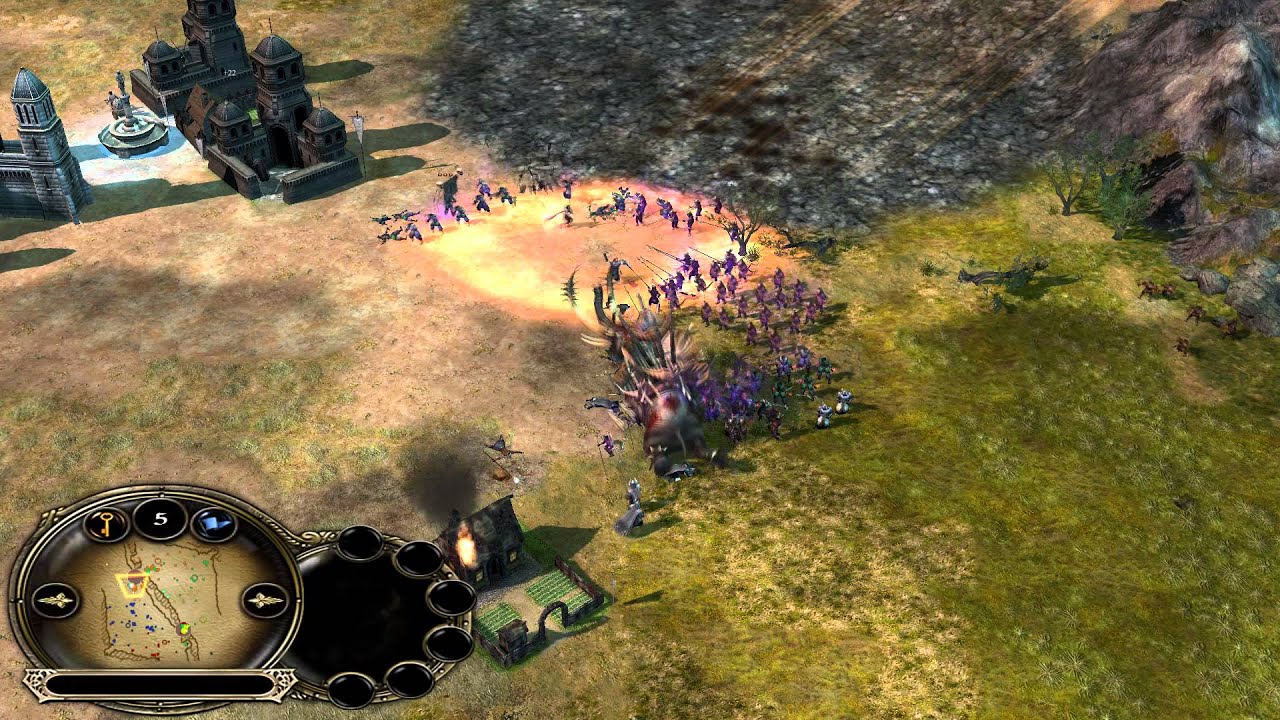 LOTR BFME II 1.06 Cast #37: 3v3 on Weather Hills