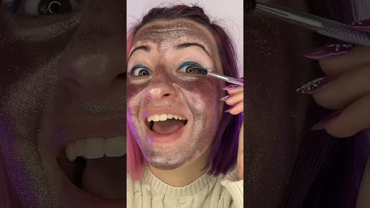 MI TRUCCO SOLO CON I GLITTER PT. 2 😂