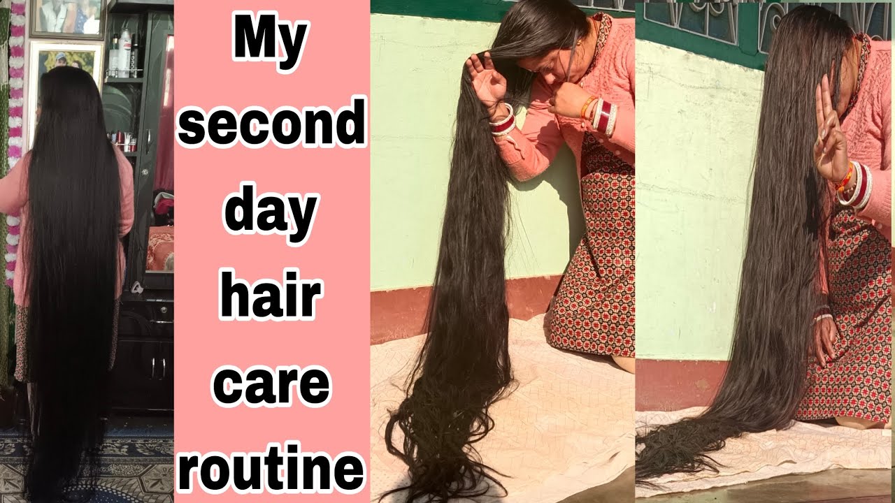 #my #2nd #day #haircare #routine #haircare #longhair #longhairgrowthtips 