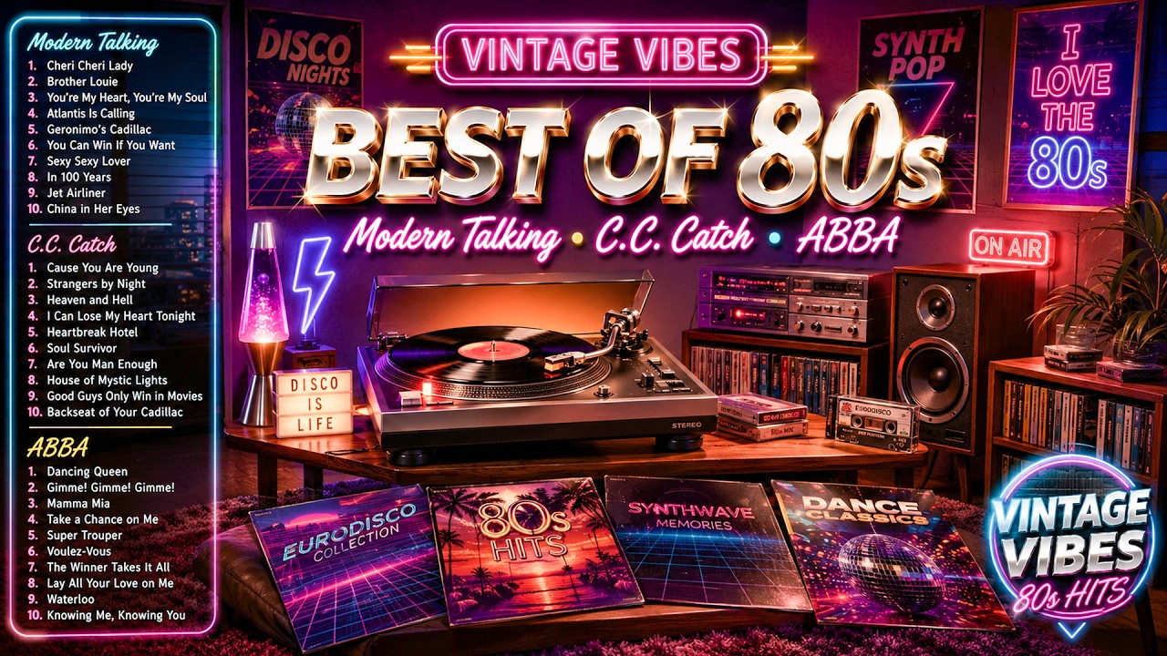 Vintage Vibes: Best of 80s with Modern Talking, C.C. Catch, ABBA