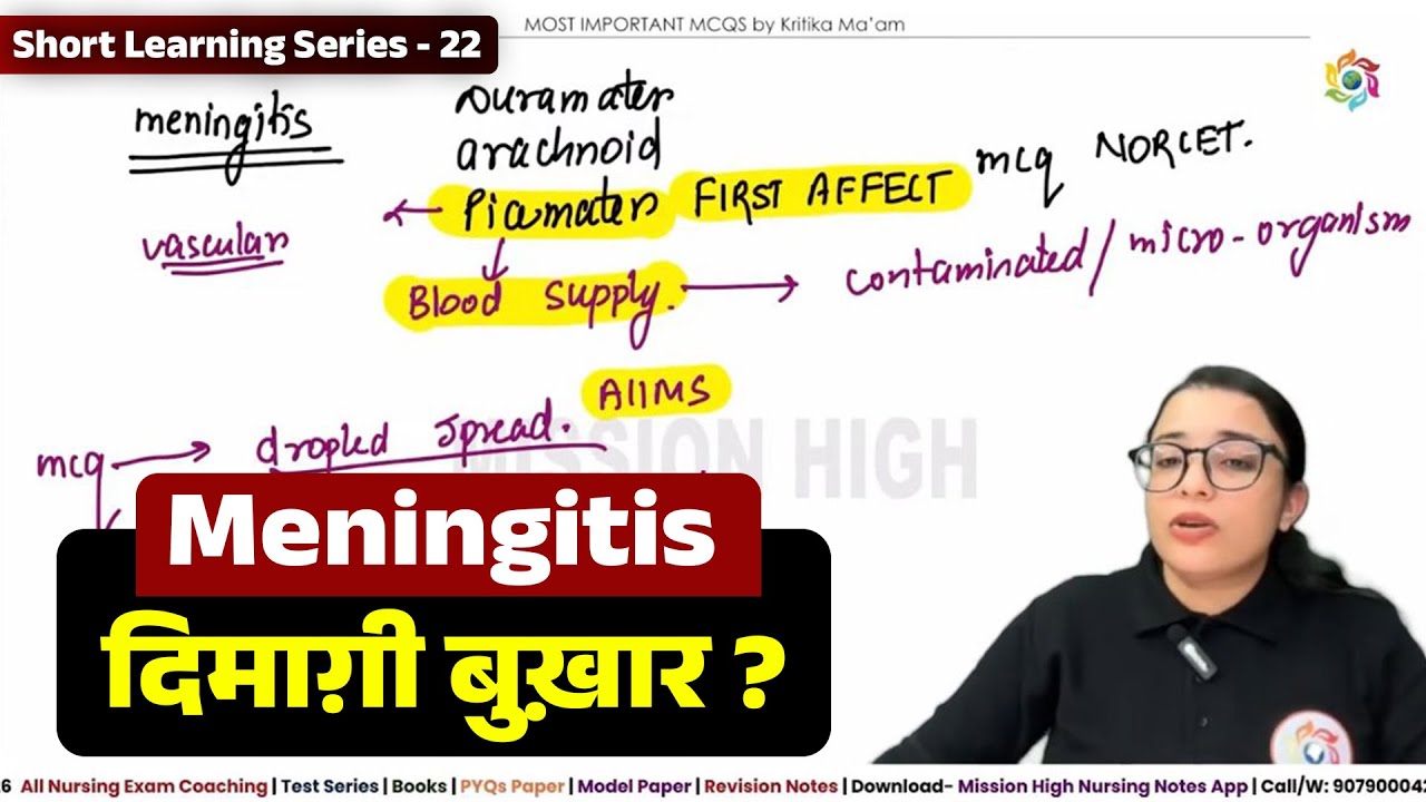 Meningitis – Causes, Symptoms, Diagnosis & Treatment | Medical-Surgical Nursing