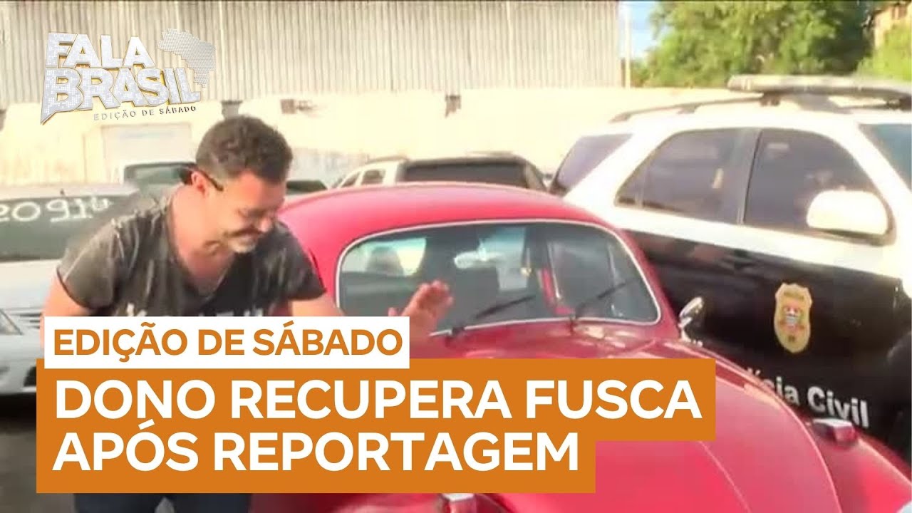Fam&iacute;lia recupera fusca de valor sentimental ap&oacute;s reportagem da RECORD