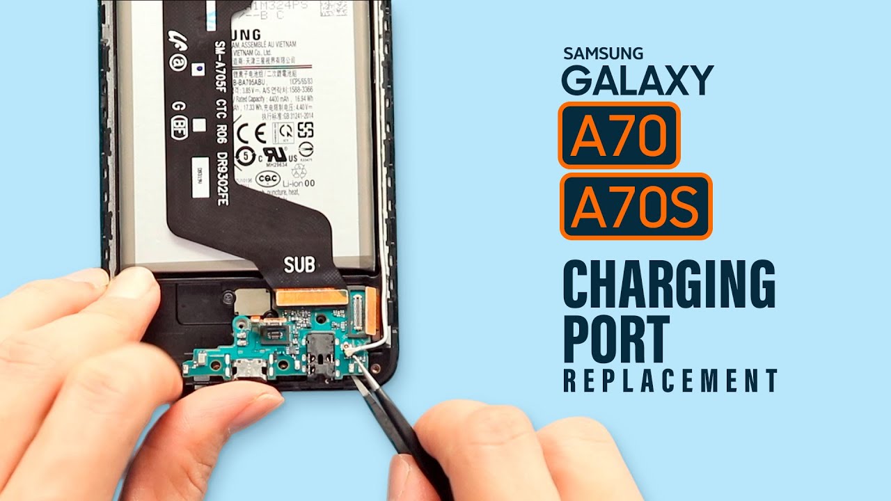 Samsung Galaxy A70 Charging Port Board Replacement | A70s